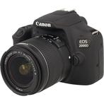 Canon EOS 2000D + 18-55mm DC III occasion, Audio, Tv en Foto, Fotocamera's Digitaal, Canon, Gebruikt, Verzenden