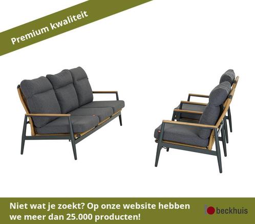 Siena Garden Roma Loungeset 3-delig - Antraciet, Tuin en Terras, Tuinsets en Loungesets, Nieuw, Overige materialen, Ophalen of Verzenden