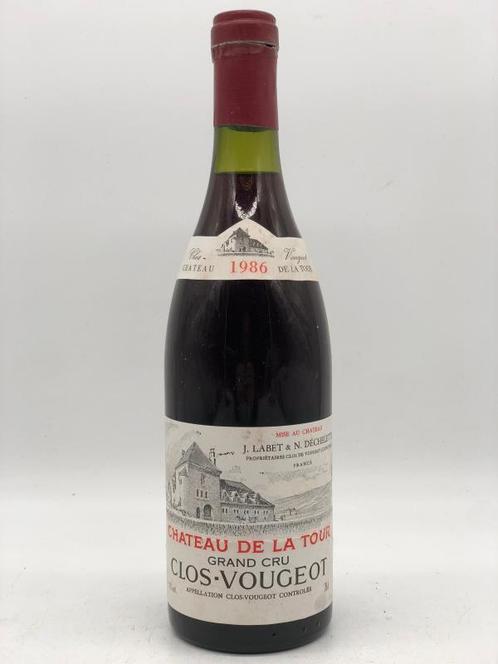 1 x 75cl Chateau de la Tour Clos Vougeot GC 1986 (Bourgogne), Verzamelen, Wijnen, Frankrijk, Rode wijn, Nieuw, Ophalen of Verzenden