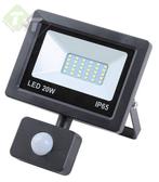 LED Straler + Sensor, Werklamp, Bouwlamp Led, Ledlamp, 20W,, Doe-het-zelf en Verbouw, Bouwverlichting, Nieuw, Overige typen, Ophalen of Verzenden