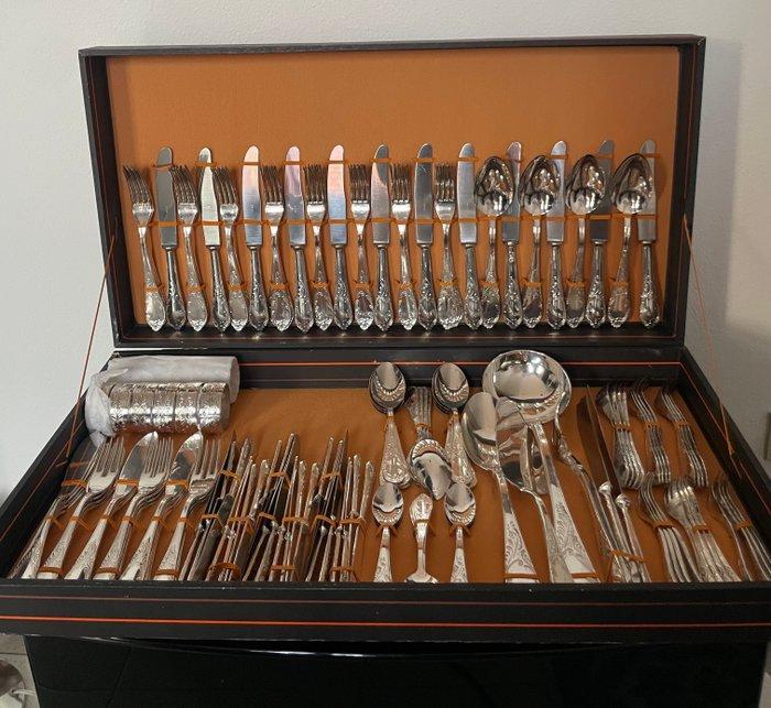 Abert Bagliori DAccaio - Bestekset voor 12 personen (174) -, Antiek en Kunst, Antiek | Meubels | Tafels