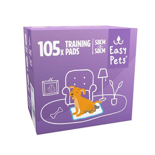 EasyPets Trainingspads 58 x 58 cm 105 stuks, Dieren en Toebehoren, Honden-accessoires, Nieuw, Verzenden
