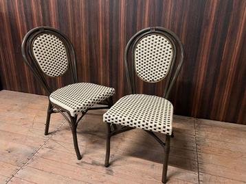 Bistro Terrasstoelen Paris bamboe 40 stuks PARTIJ PRIJS