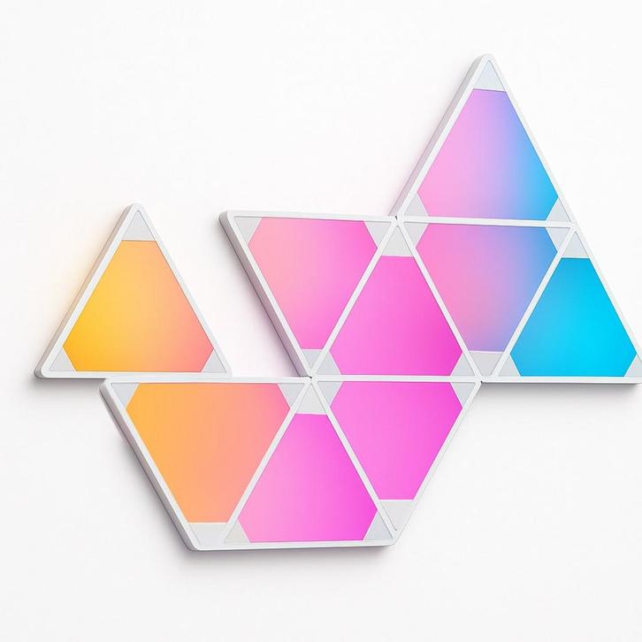 Calex Smart Triangle LED verlichting | 9 tegels | RGBIC |..., Huis en Inrichting, Lampen | Overige, Nieuw, Ophalen of Verzenden