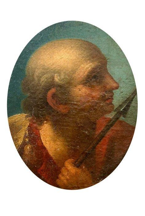 Jusepe de Ribera (1591-1652), ambito di - Apostolo con, Antiek en Kunst, Kunst | Schilderijen | Klassiek