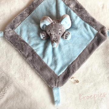 My Teddy speendoek knuffeldoek olifant | Blauw beschikbaar voor biedingen