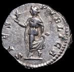 Romeinse Rijk. Geta (209-211 n.Chr.). Denarius Roma - Spes
