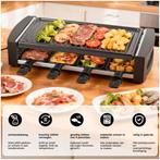 2dekans | Saaf – Gourmetstel & Raclette Set – 1200W – Zwart, Ophalen of Verzenden, Zo goed als nieuw
