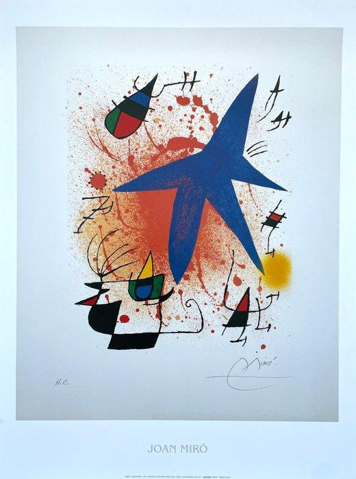 Joan Miró (after) - L’Astre Bleu - Offset Lithography - M&S, Antiek en Kunst, Kunst | Tekeningen en Foto's