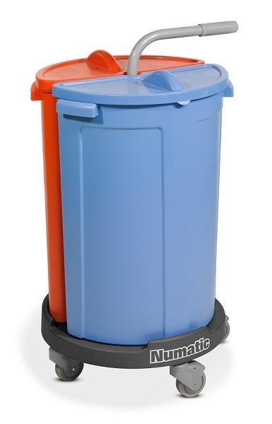 NCG 2 Carrousel Werkwagen, 2x 70 L afvalemmer, Doe-het-zelf en Verbouw, Reinigingsmachines, Verzenden