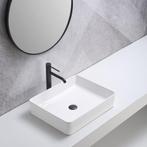 Wastafel Elena 50x40x11cm glans wit, Verzenden, Nieuw