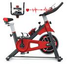 Hometrainer Spinningfiets –LCD Display en Verstelbare Weerst, Verzenden, Nieuw