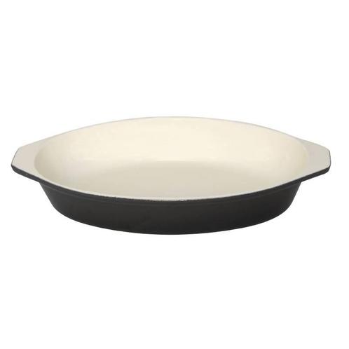 Gratineer Schaal Ovaal, Zwart 21 cm, Zakelijke goederen, Horeca | Overige, Verzenden