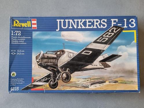 Revell 4215 Junkers F-13 1:72, Hobby en Vrije tijd, Modelbouw | Vliegtuigen en Helikopters, Revell, Verzenden