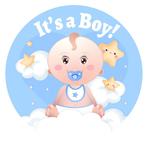 Raamdecoratie Its a Boy Baby, Ophalen of Verzenden, Nieuw