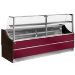Gekoelde uitstaltoonbank - Neutrale versie rechte ruiten 90°, Verzenden, Nieuw in verpakking, Koelen en Vriezen