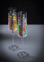 Goebel - James Rizzi (1950-2011) - sculptuur, Sektgläser (2)