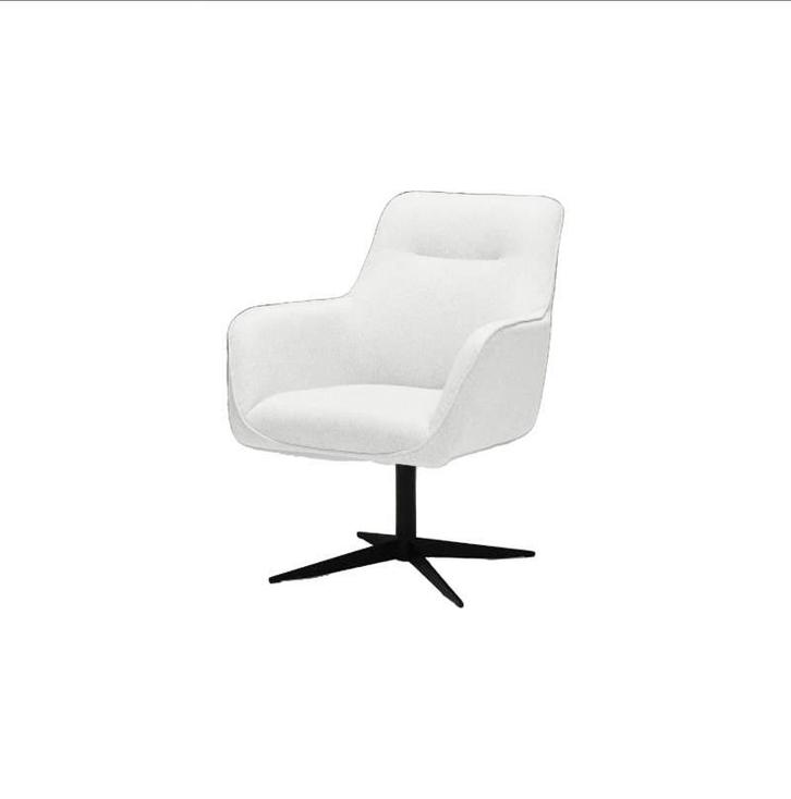 Draaifauteuil Rex - fauteuils - Wit, Huis en Inrichting, Stoelen, Wit, Nieuw, Stof