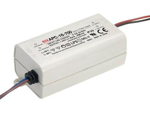 Inbouw Adapter / Voeding 9-24V / 0.7A 16.8W - MeanWell, Doe-het-zelf en Verbouw, Elektra en Kabels, Ophalen of Verzenden