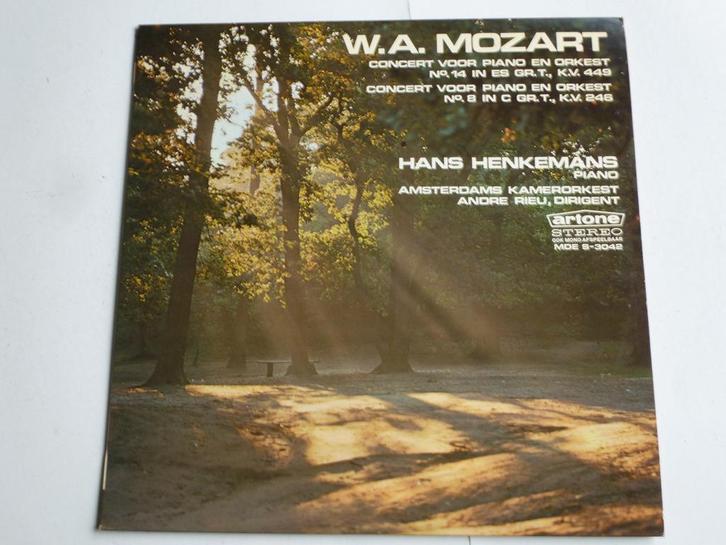 Mozart - Concert voor piano en orkest 14 / Hans Henkemans, A, Cd's en Dvd's, Vinyl | Klassiek, Zo goed als nieuw, Verzenden
