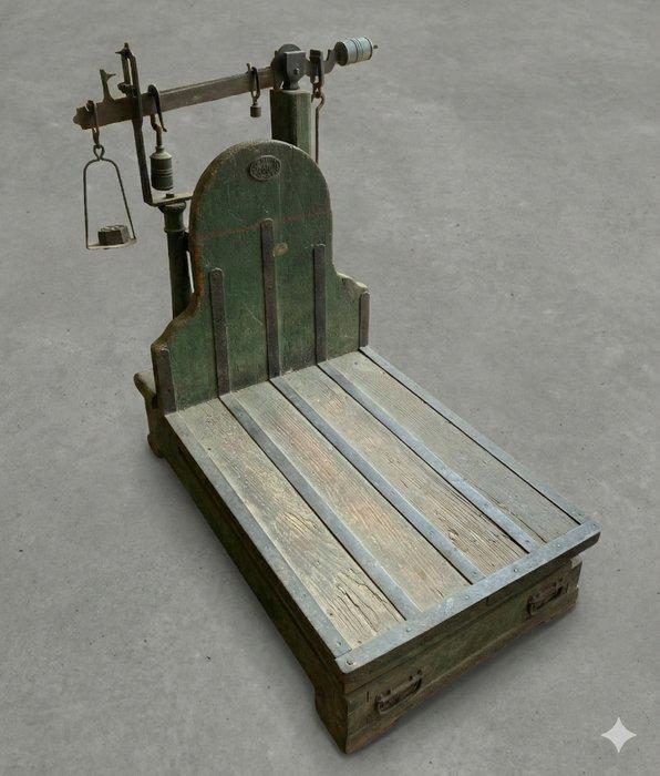 Balans of weegschaal - Hout, IJzer, Antiek en Kunst, Antiek | Wandborden en Tegels