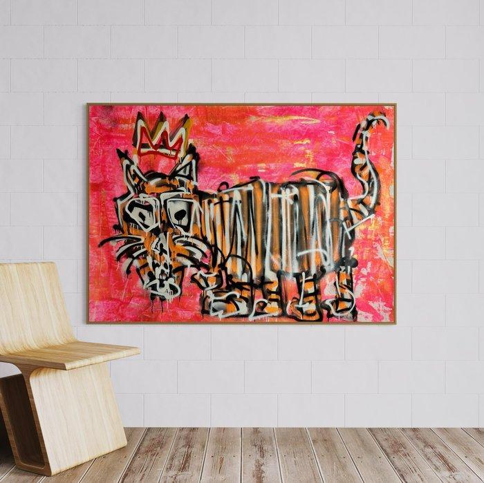 Timo Wedell - Tigger Like Basquiat - XXL, Antiek en Kunst, Kunst | Schilderijen | Modern