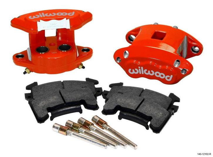 Wilwood D154 Rear Caliper Kit - Red 1.12 / 1.12in Piston, Auto-onderdelen, Remmen en Aandrijving, Ophalen of Verzenden