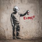 EMIR BERCUTTE - ALBERT EINSTEIN E=MC2 - Toile L