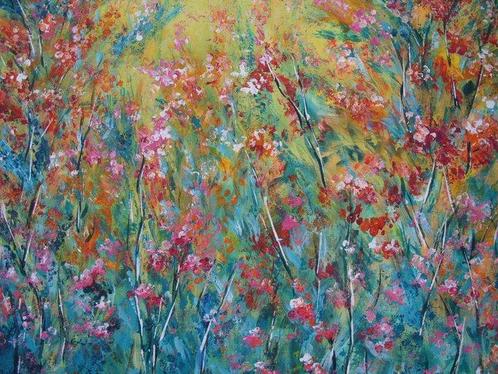 KarolArt - Summer meadow, Antiek en Kunst, Kunst | Schilderijen | Modern