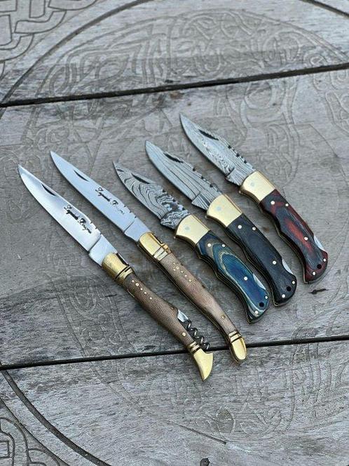 Keukenmes - Kitchen knife set - Handgemaakt Bij Met Laguiole, Antiek en Kunst, Antiek | Keukenbenodigdheden