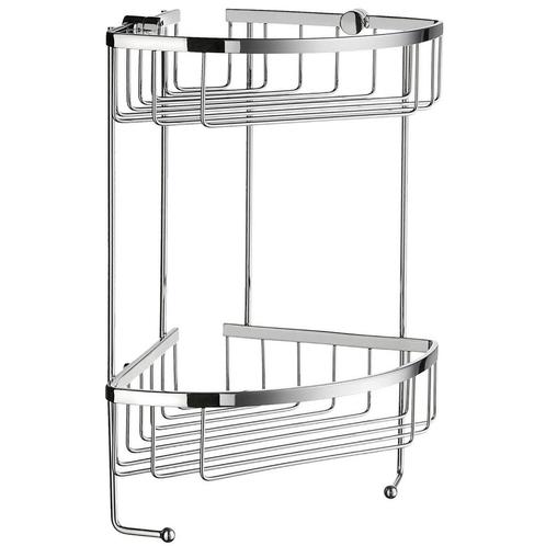 Douchekorf Smedbo Sideline Dubbel 19,5x19,5 cm Chroom, Doe-het-zelf en Verbouw, Sanitair, Bad, Nieuw, Chroom, Ophalen of Verzenden