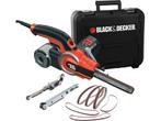 BLACK+DECKER KA902EK-QS Powerfile Bandschuurmachine - 400W -, Verzenden, Zo goed als nieuw