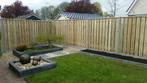 Houtbetonschutting 21 planks vanaf €72,00 per meter!, 6 meter of meer, Nieuw, Ophalen of Verzenden, 2 meter of meer