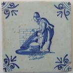 Tegel - Ambachtstegel met een Metselaar-zeldzaam. -
