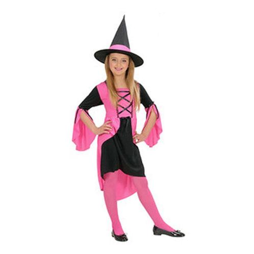 Heksen kostuum meisjes roze - Heksen kleding, Kinderen en Baby's, Carnavalskleding en Verkleedspullen, Ophalen of Verzenden