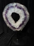 amethist Plak - Hoogte: 47 cm - Breedte: 30 cm- 4.8 kg - (1)