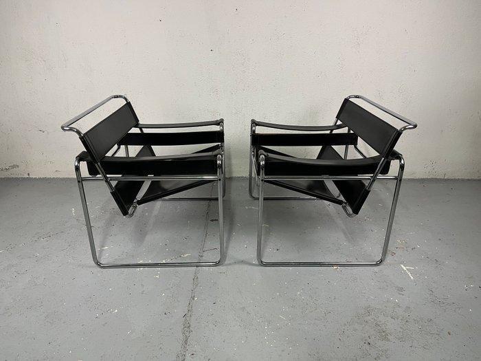 Gavina - Marcel Breuer - Fauteuil (2) - Wassily Stoel -, Antiek en Kunst, Antiek | Meubels | Stoelen en Banken