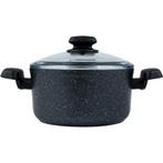 Korkmaz Ornella Braadpan 24 cm – Aluminium Pan 5L Met Deksel, Huis en Inrichting, Keuken | Potten en Pannen, Ophalen of Verzenden