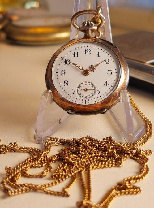 cylinder - pocket watch - 91661 - 1900-1949, Sieraden, Tassen en Uiterlijk, Horloges | Heren