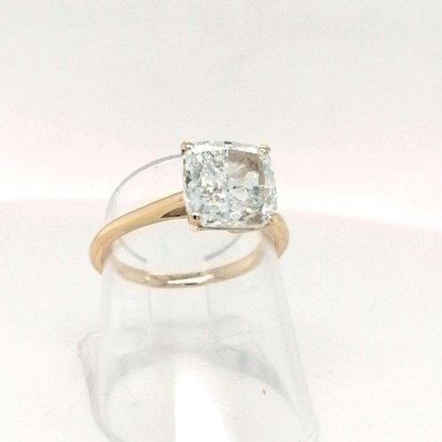 Zonder Minimumprijs - Ring - 14 karaat Geel goud - 4.01ct., Sieraden, Tassen en Uiterlijk, Ringen