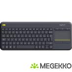 Logitech K400 Plus toetsenbord Draadloos Zwart Azerty, Computers en Software, Toetsenborden, Verzenden, Nieuw, Logitech