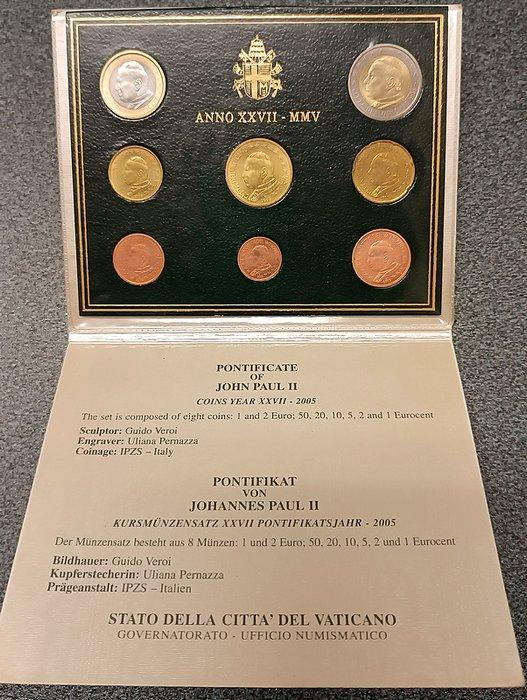 Vaticaan. Year Set (BU) 2005 (Zonder Minimumprijs), Postzegels en Munten, Munten | Europa | Euromunten