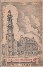 AMSTERDAM - Groeten uit Amsterdam Munttoren, Gelopen, Verzenden