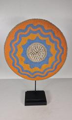GROOT WOODEN EN KIEZEN WARRIOR SCHILD - Zoeloe - Zuid-Afrika