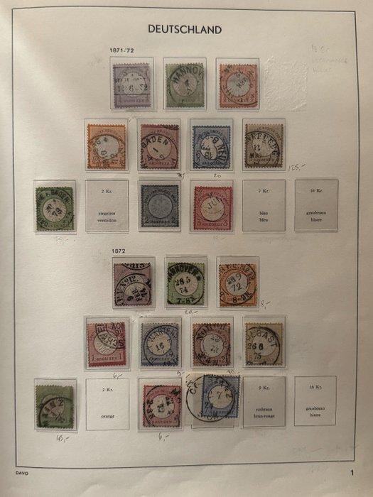 Duitsland 1871/1945 - Davo Album 1871 - 1945 MiNr. 1 - 908, Postzegels en Munten, Postzegels | Europa | Duitsland