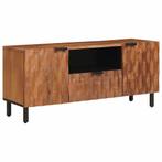 vidaXL TV-kast met lade Acacia Bruine Afwerking 105 x 33,5 x, Verzenden, Nieuw