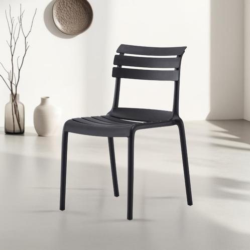 Liam terrasstoel - zwart, Huis en Inrichting, Stoelen, Zwart, Nieuw, Ophalen of Verzenden