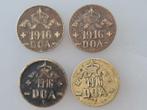 Duits Oost-Afrika. 20 Heller 1916 (4 pieces)