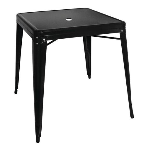 Bolero vierkante bistro tafel zwart 66cm, Zakelijke goederen, Horeca | Meubilair en Inrichting, Verzenden