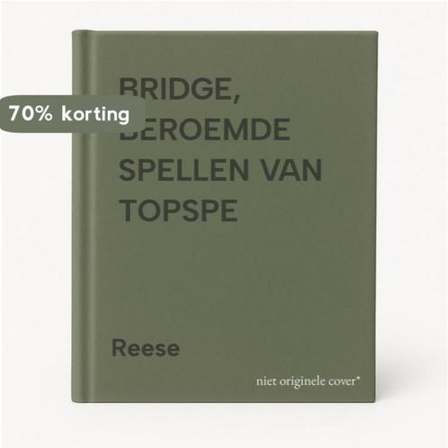 BRIDGE, BEROEMDE SPELLEN VAN TOPSPE 9789051213898 Reese, Boeken, Hobby en Vrije tijd, Gelezen, Verzenden
